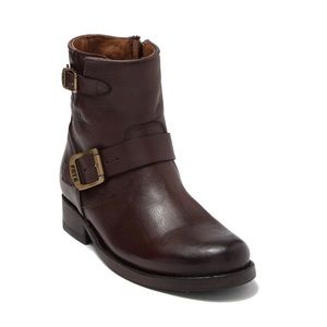 Frye Vicky Size 11 Leather Engineer Moto Boot